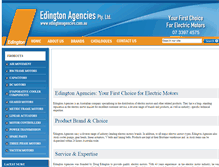 Tablet Screenshot of edingtonagencies.com.au